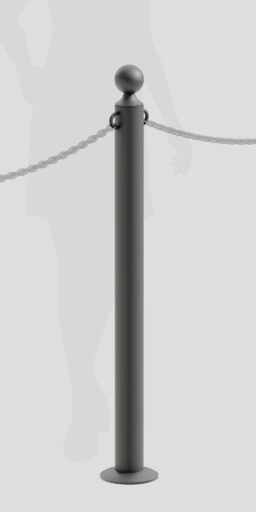 Fence S4 (post), component of a fence system