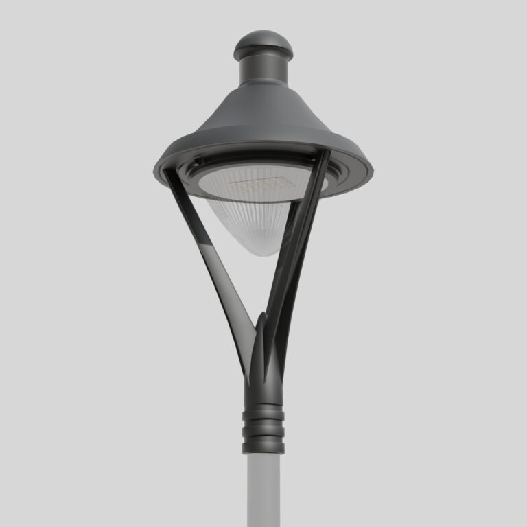 Modern luminaire 10 Opal A, aerodynamically shaped